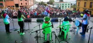 Artistas de La Candelaria en la Fiesta de Reyes Magos y Epifanía